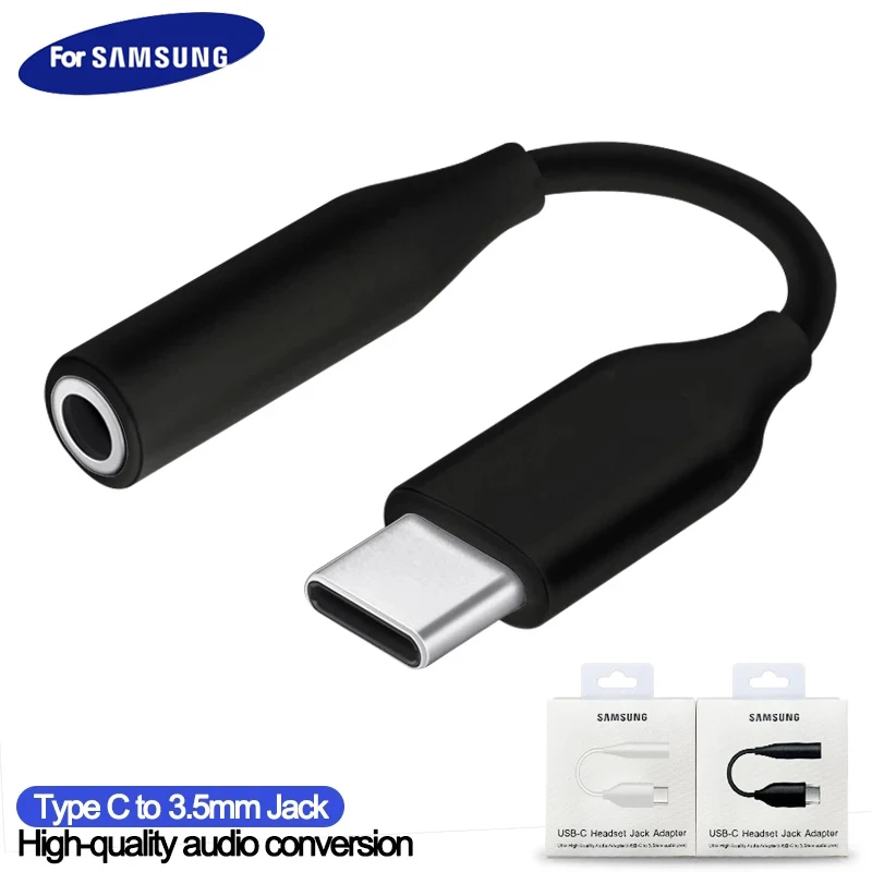 Аудиокабель для наушников с разъемом Type C на 3 5 мм xiaomi USB адаптер SAMSUNG Galaxy Note 10 20 Plus