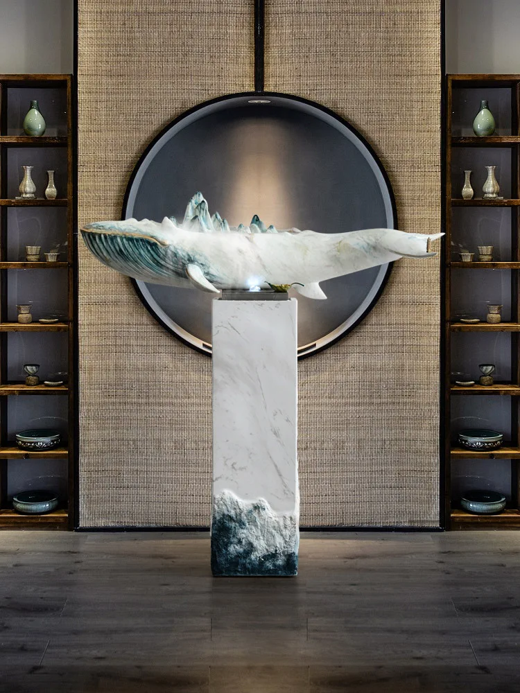 

Large Floor Home Living Room Slightly Luxury Decoration Decoration Commercial Shower Shop Entrance Decoration Water Humidifier
