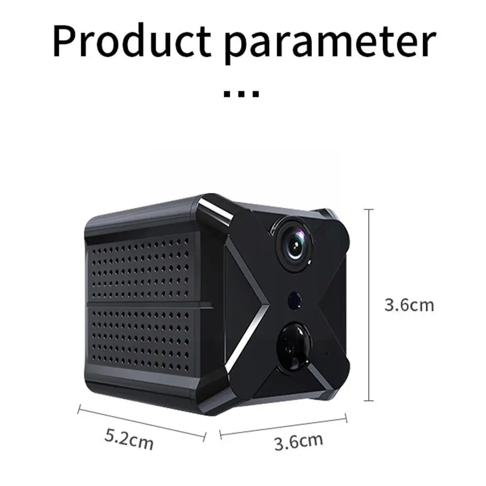 X 9 HD Camera Low Power Consumption 140 Degree Wide-angle Security 1080P Camera Wifi Home Camera Sports L4Y2