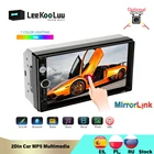 LeeKooLuu 2Din Автомагнитола Mirror Link (для телефонов Android) 7-дюймовая Автомагнитола центральный мультимедийный автомобиль MP5 видео аудио радио Coche