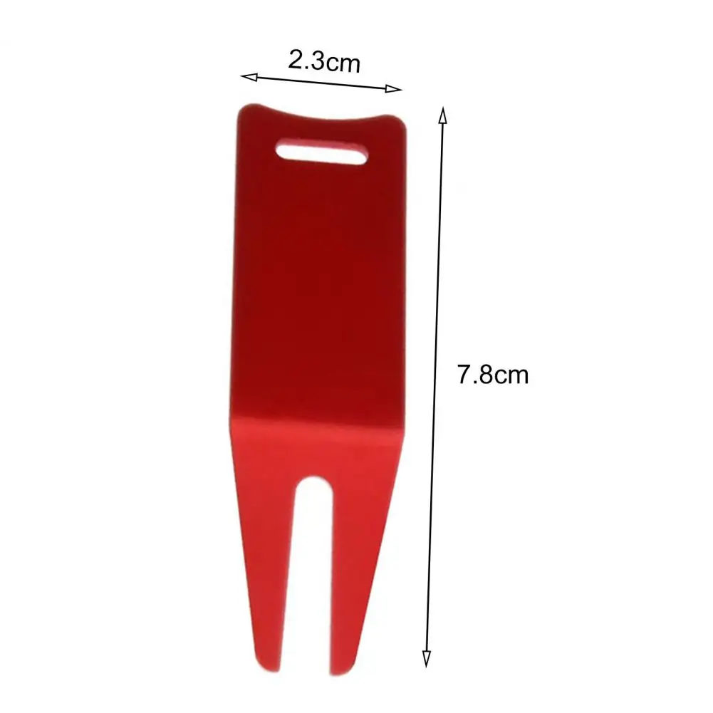 

50%HOTPortable Golf Divot Repair Tool Fork Ball Marker Pitch Cleaner for Outdoor