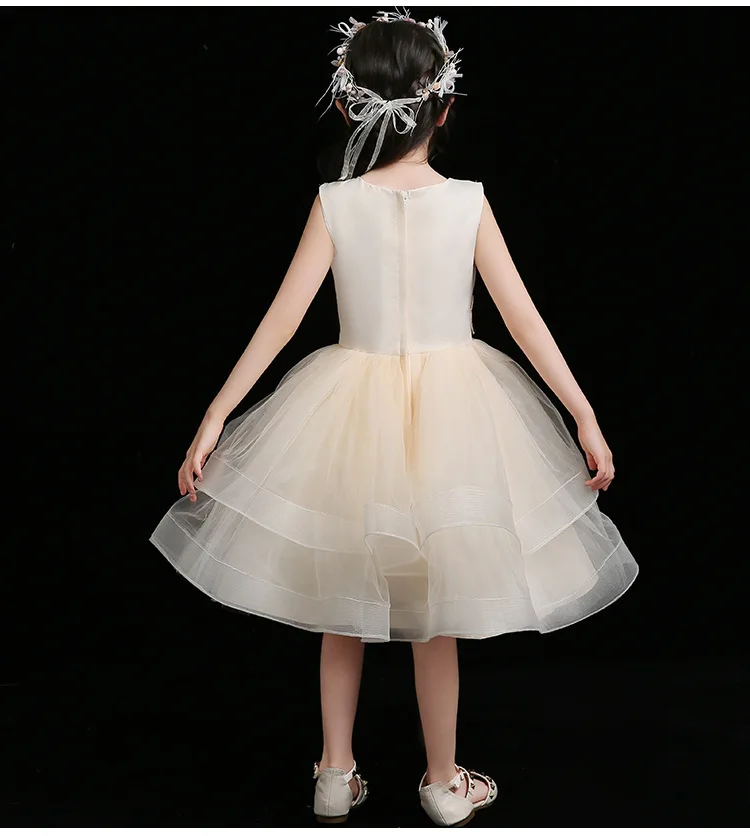 2019 детское платье-пачка принцессы на День рождения вечернее платье для девочек