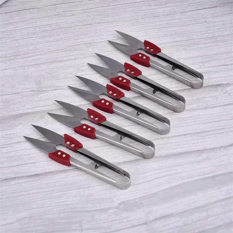 Ножницы для обрезки ниток из нержавеющей стали ножницы шитья U-образные вышивки