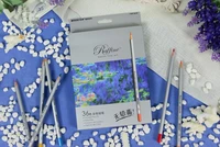free shipping marco fine art 36 colors drawing pencils non toxic for writing drawing sketches colored pencils set