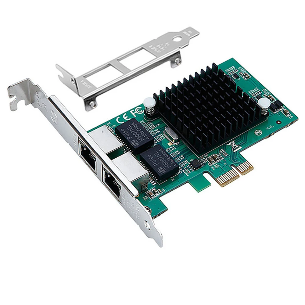 Pci express gigabit Ethernet   pice gigabit Dual RJ45      intel 82575EB chipest