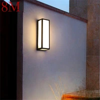 8m outdoor classical wall sconces light led waterproof ip65 lamp for home balcony decoration