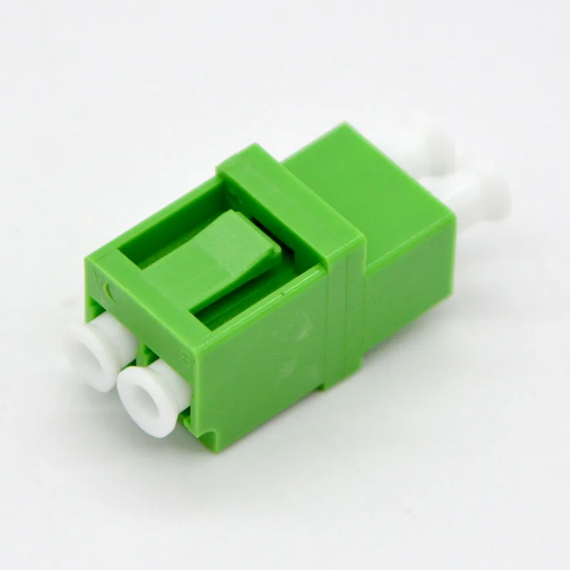 50pcs New LC/APC Optical Fiber Connector Adapter High-Low Flange Coupler Single Multi-Mode Adapter Free Shipping TO Brazil