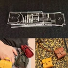 Мини-сумка прозрачный шаблон кошелек прошитый узор кожа ремесло акриловый шаблон для трафарета инструмент Кожевенные рабочие инструменты
