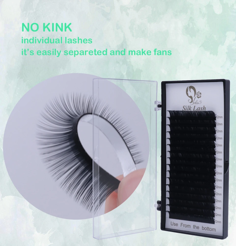 Высококачественные накладные норковые Индивидуальные ресницы Jeyelash 16 рядов для
