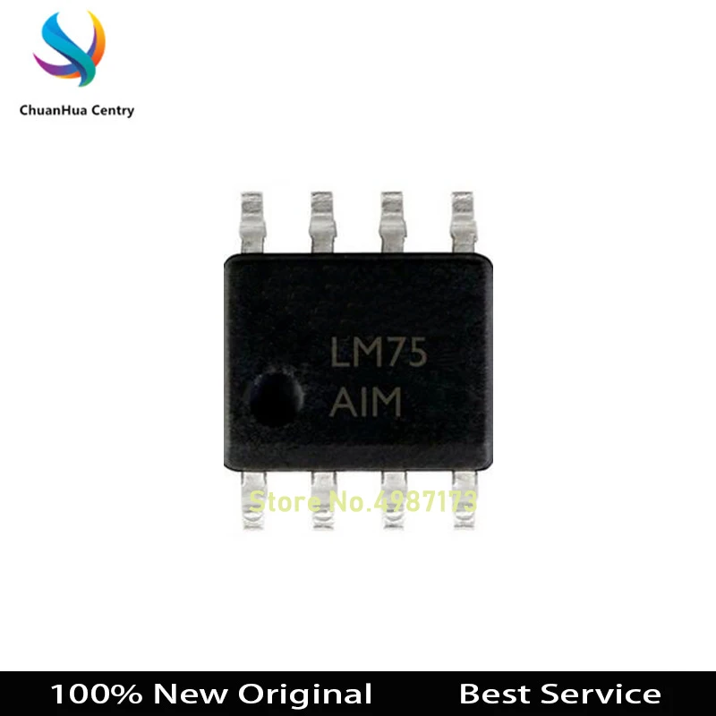 5 Pcs/Lot LM75AIMX LMV822MX SOP8 100% New Original In Stock