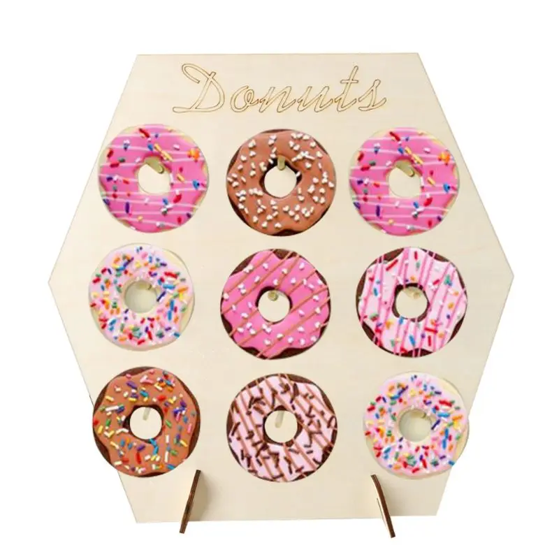 

Donut Wall Stand Holder Candy Sweet Cart Doughnut Birthday Wedding Party Favour Supplies Home Decoration