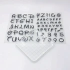 Инструмент для торта, новый алфавит, формочка для печенья, тиснение, штамп, липкий, для украшения помадки, резец, инструменты, сахарное ремесло