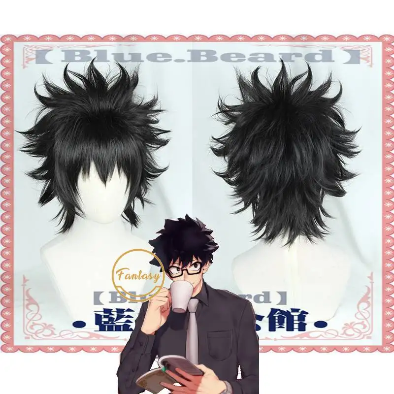 Парик Черного Цвета You Shindou моя геройская академия парик Boku No My Hero короткие волосы