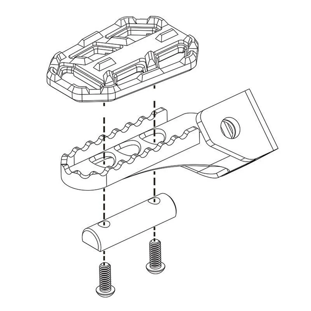 

for BMW R1200GS R1200 GS R 1200 GS 2013-2019 CNC Aluminum Motorcycle Billet Wide Foot Pegs Pedals Rest Footpegs