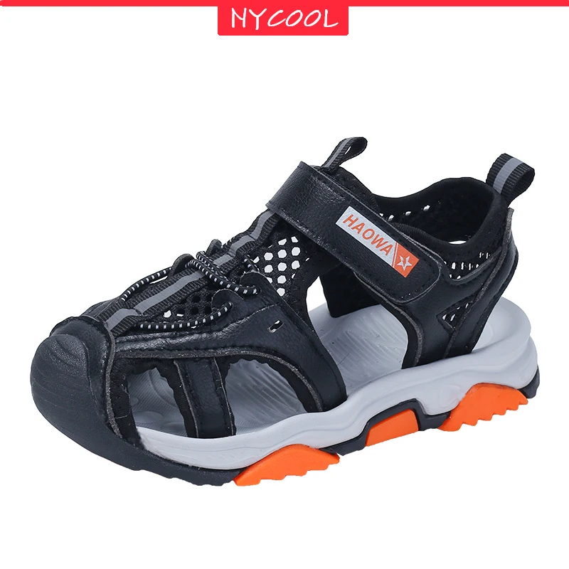 

NYCOOL Kids Sandals Girls Beach Shoes Summer Mesh Children Shoes Soft Boy Sport Shoes Outdoor Upstream Shoes Boys Shoes Unisex