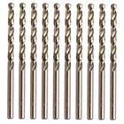 Спиральное сверло из быстрорежущей стали с круглым хвостовиком 4 мм M35, 10 шт., R9JF