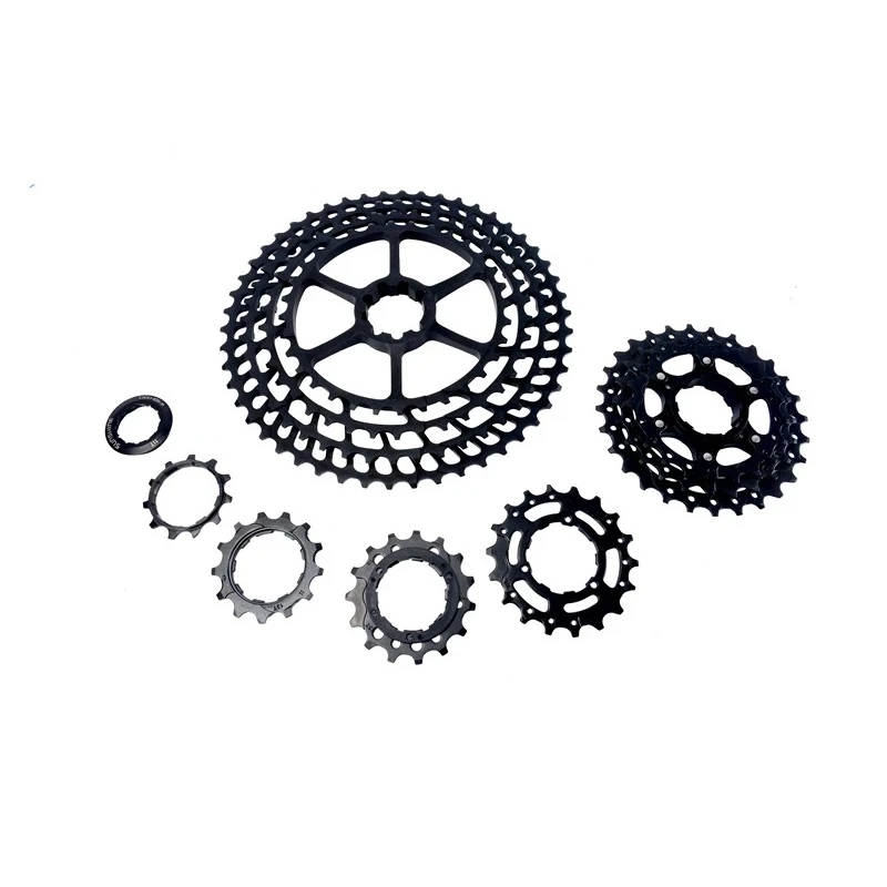 Ультралегкая кассета MTB SLR2 11 скоростей 11-50T с широким отношением CNC 11s для велосипедов горного катания с XX1 gx m9000 весом 365g.