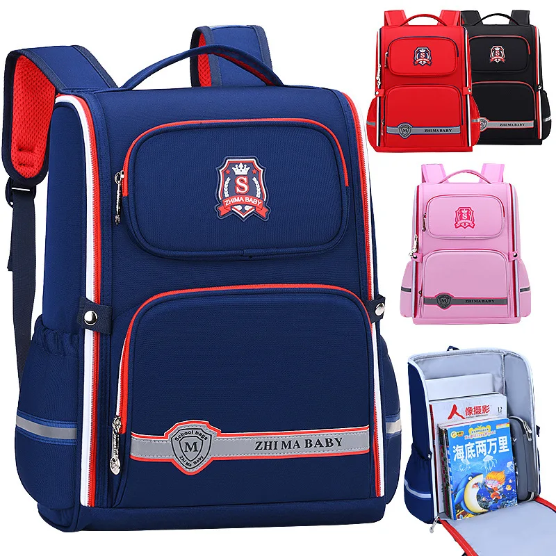 Детские школьные ранцы для девочек и мальчиков, ортопедические рюкзаки для начальной школы, детские портфели