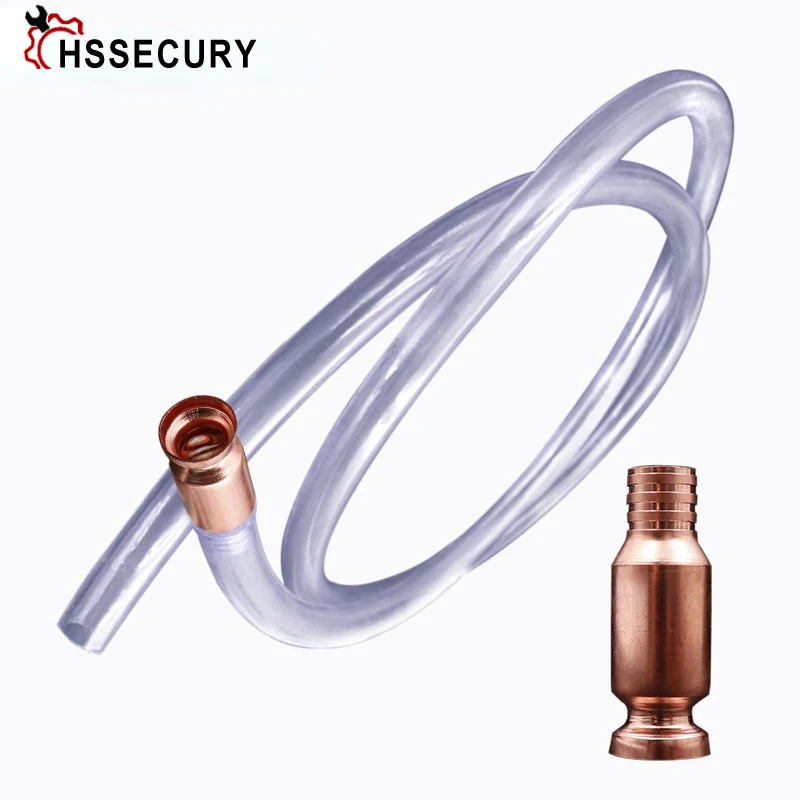 

Gasoline Fuel Water Shaker Siphon Oil Suction Device Copper Siphon Filler Pipe Manual Pumping Oil Pipe FittingsSiphon Connector