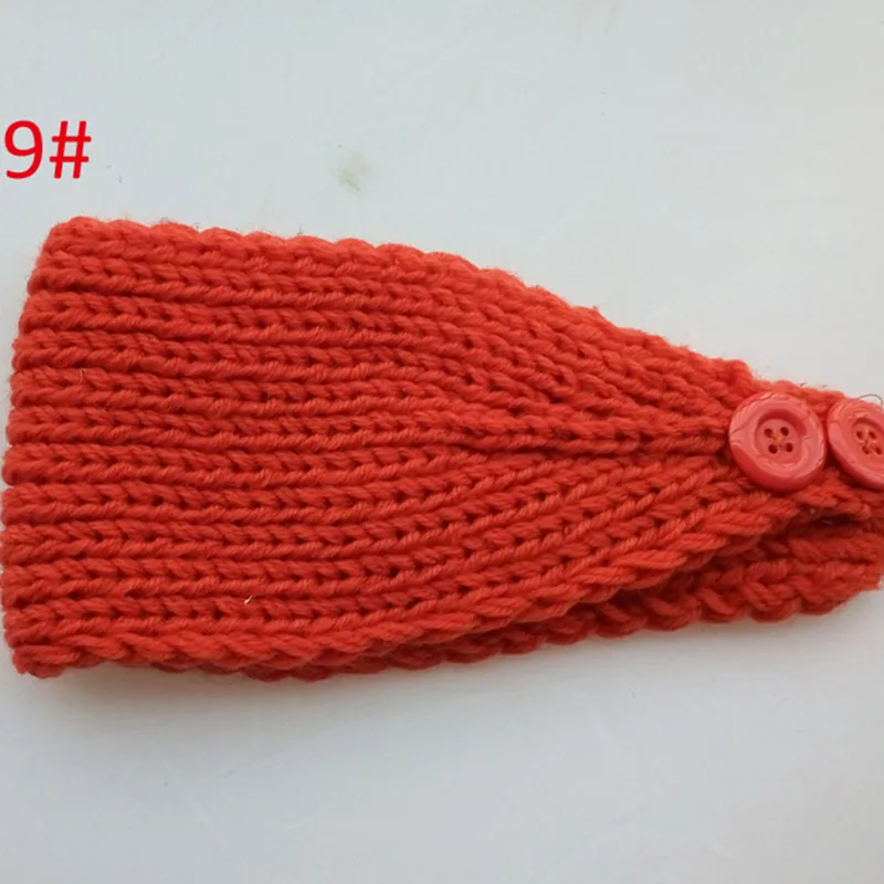 Оптовая продажа женская модная теплая шерстяная повязка вязаная крючком на