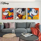 Disney аниме Микки Мышь Дональд Дак холст с рисунком граффити постер, поп-арт Печать на холсте картина на стену для Гостиная домашний декор