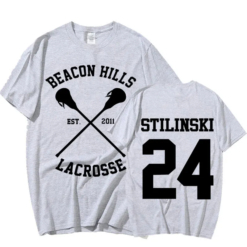 Мужская футболка Teen Wolf Stilinski 24 Lahey McCall футболки свитшот с принтом мужские топы в