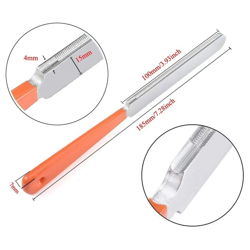 

Guitar Repair Tool Guitar Fret Crowning File Leveling Tool Grinding Protectors Repair Part Set Accessories