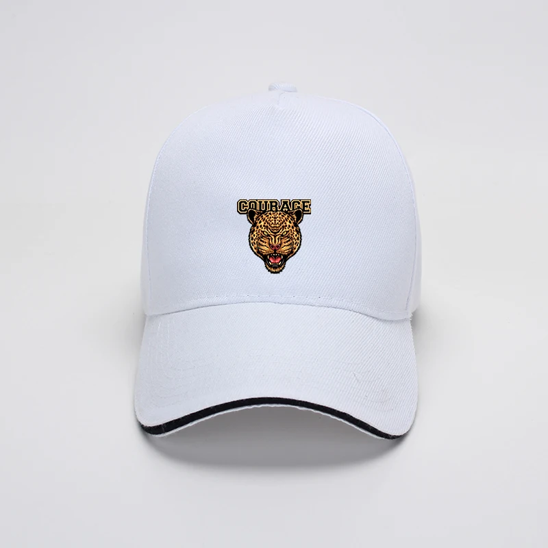 

Fashion Courage Leopard Tigers Baseball Cap Duck Hat Cap Outdoor Sport Spring And Summer Adjustable Men Women Caps Hip Hop Hats