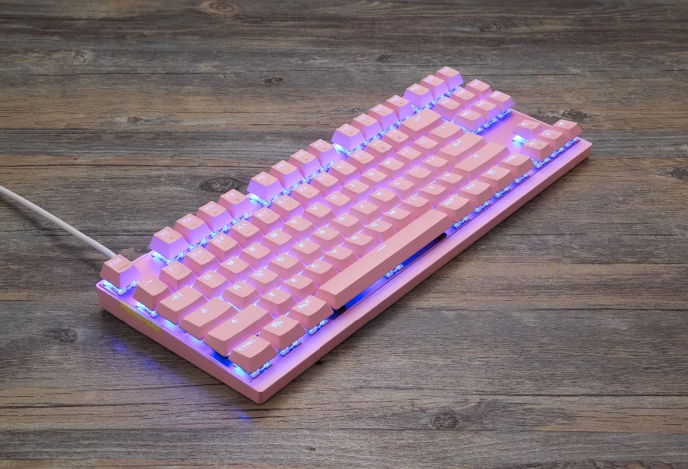 MotoSpeed K82 профессиональная компьютерная игровая механическая клавиатура RGB светодиодный USB Проводная 87 клавиш клавиатура для Esports игр