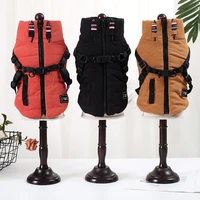 dog wearable pet clothes qiu dong outfit than teddy bear small dogs chest back ma3 jia3 can lead dog clothes