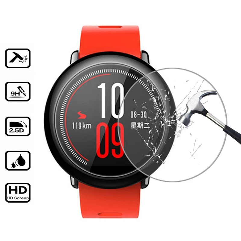 Для Xiaomi Huami Amazfit Pace закаленное стекло полная защита экрана защитная пленка от