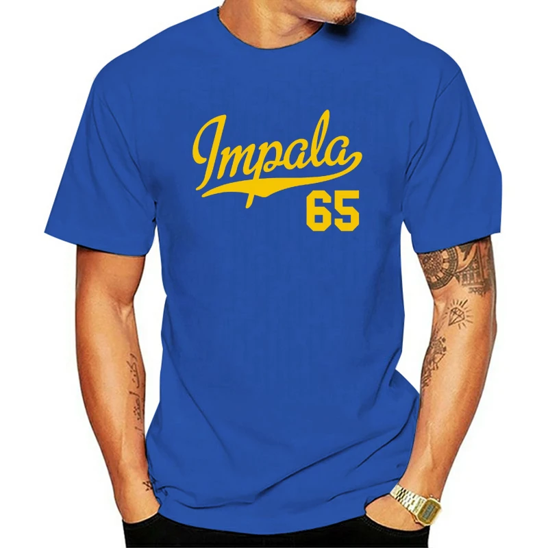 Impala 65 Script Tail T-Shirt - 1965 Lowrider Classic Tee - All Sizes  Colors