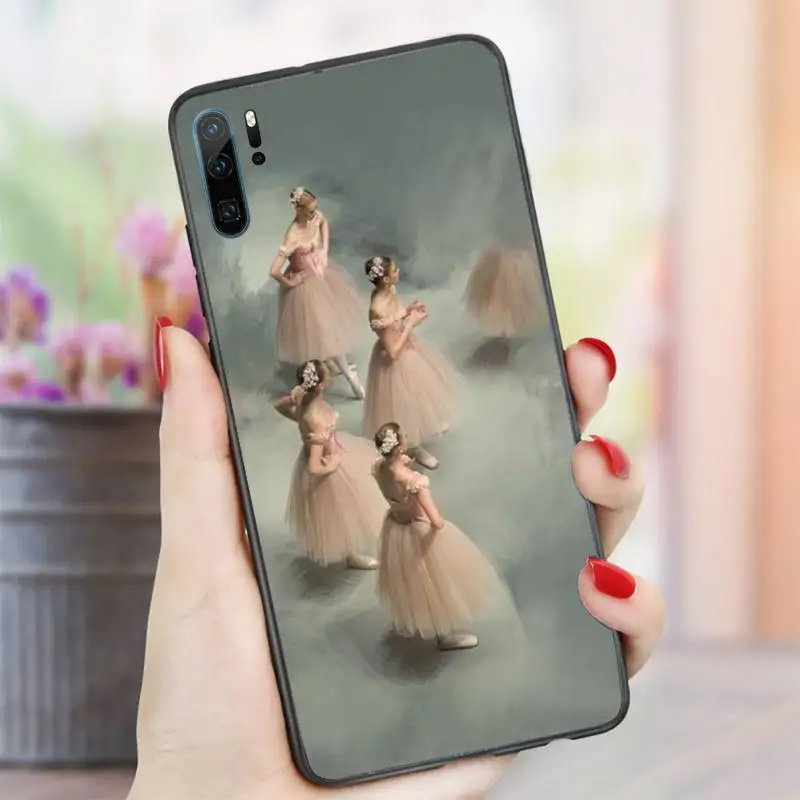 

Ballet Dance Ballerina beautiful girl Phone Case For Huawei honor Mate P 10 20 30 40 i 9 8 pro x Lite smart 2019 nova 5t