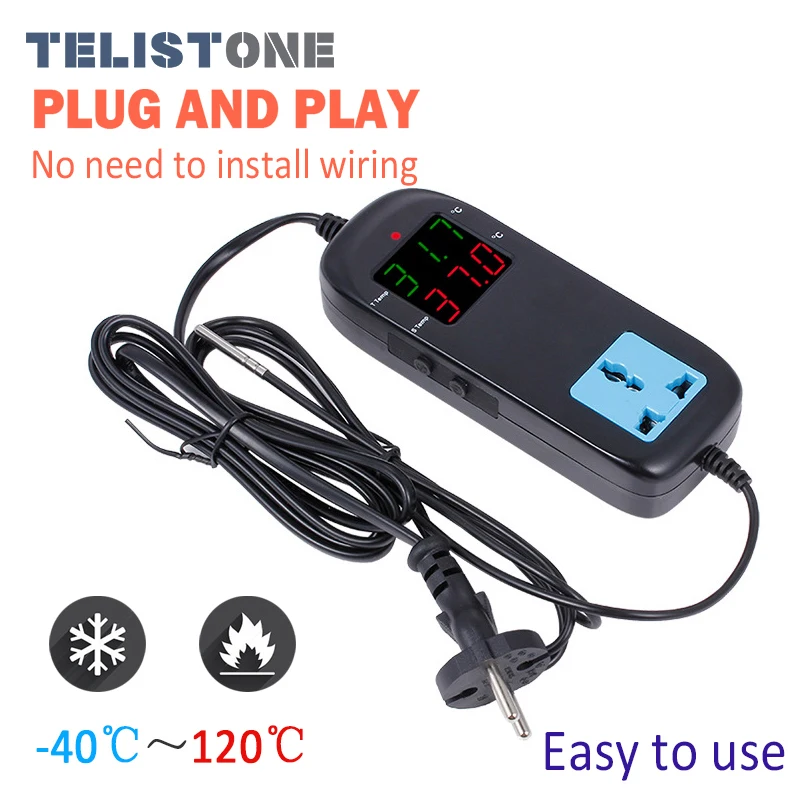 

MH-2000 AC90V~ 250V Quality Electronic Thermostat LED Digital Breeding Temperature Controller Thermocouple Thermostat