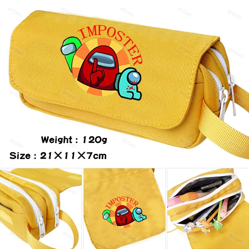 

Canvas Pencil Case High Capacity Pen Bags Cute Letter Pencil Bags For Girls and Boys Gift School Supplies Korean