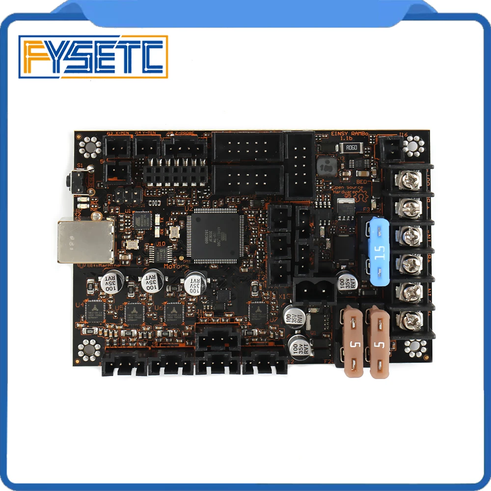 Материнская плата EinsyRambo 1.1b Einsy Rambo для Prusa i3 MK3 MK3S с шаговыми драйверами TMC2130