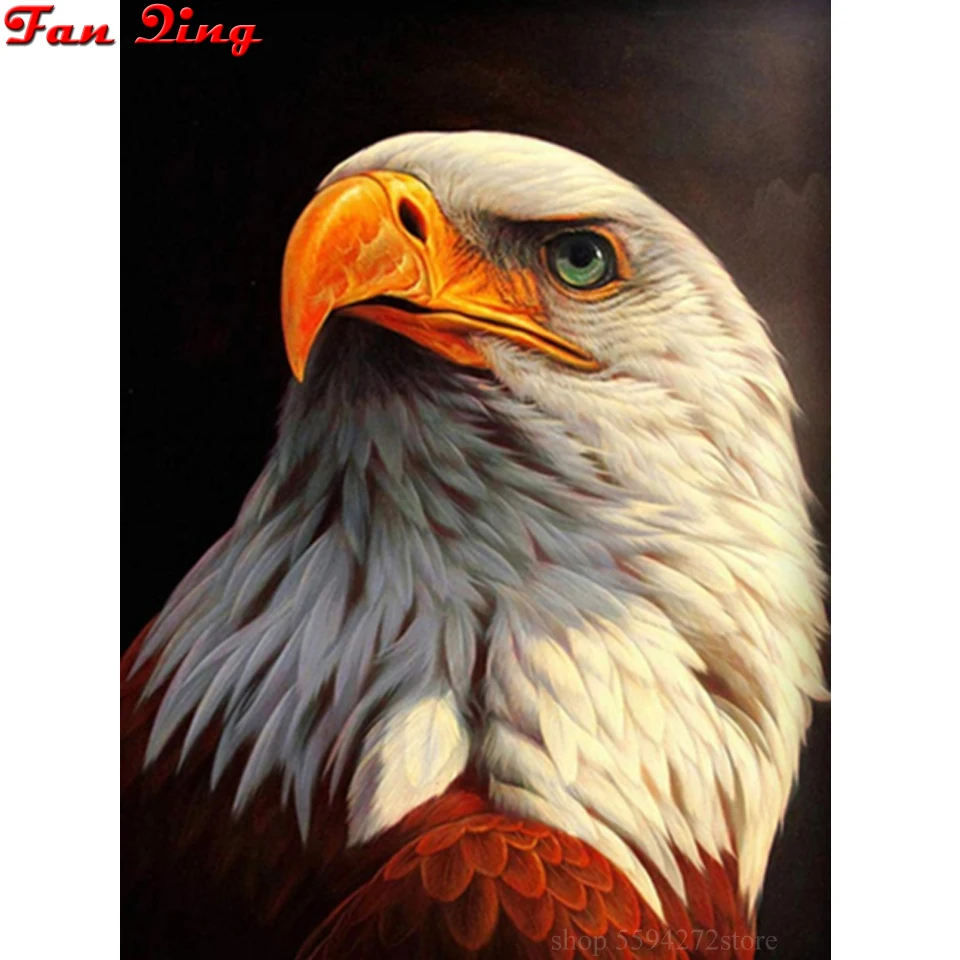 

Full Square/Round Drill 5D DIY Diamond Painting Eagle Embroidery Cross Stitch 3D Home Decor