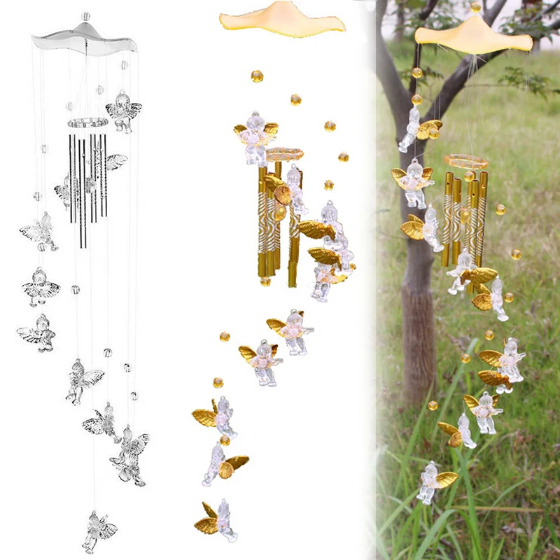 

Angel Large Wind Chimes Bells Ornament Windbell Gift Yard Garden Home Decoration Accessories Girl Room Decor