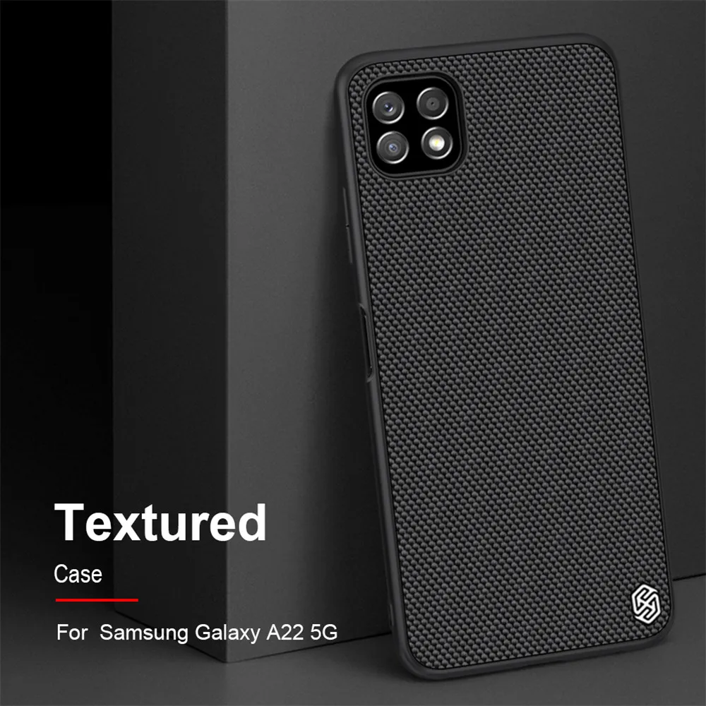 

Для Samsung Galaxy A22 5G/F42 5G Matte Nillkin текстурированная задняя крышка из нейлонового волокна, нескользящий чехол