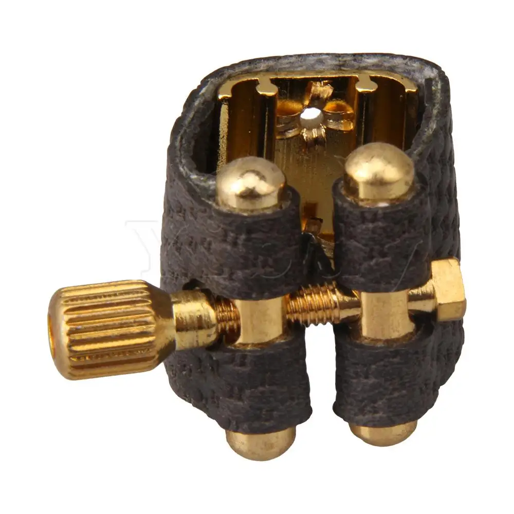 Регулируемый коричневый тройной зажим для крепления Sax Ligature 3 43 х2 8 х3 2 см|Детали и