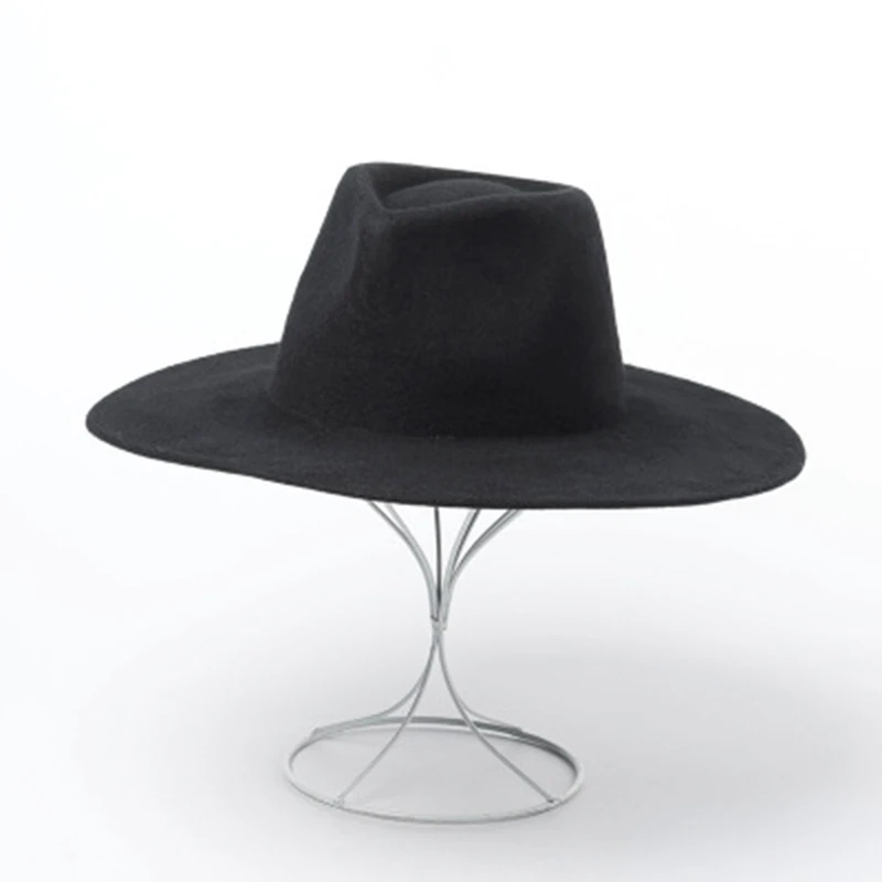 Зимняя шерстяная шляпа Fedora в британском стиле для мужчин и женщин Панама