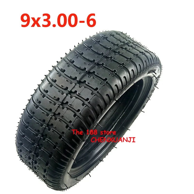 

9x3.00-6 Vacuum Tubeless Wear-resistant Tire for Mini Motorcycle Accessories Electric Scooter Modified Tires