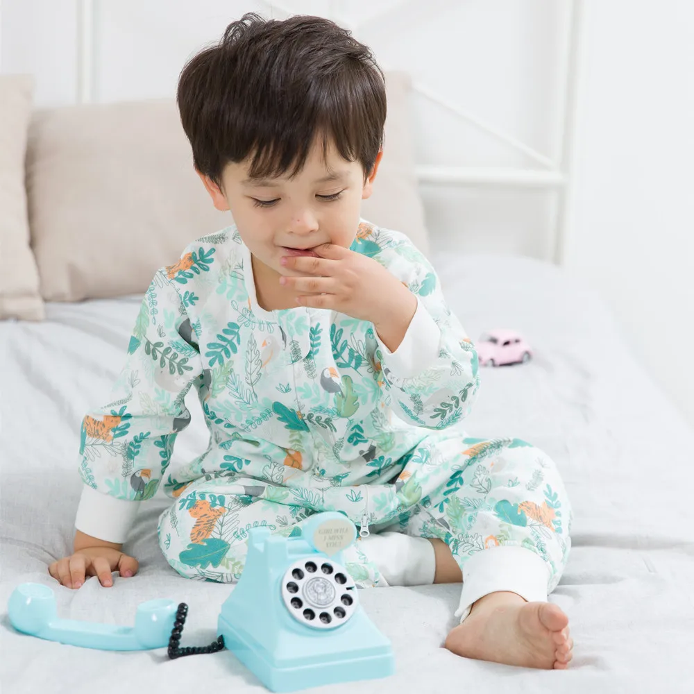 Спальный мешок для малышей на весну и осень детский комбинезон спальный из