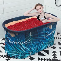foldable soaking bathtub 120 60cm portable adult baby bathtub with lids 10 bath bags for adults child spa hotice bath
