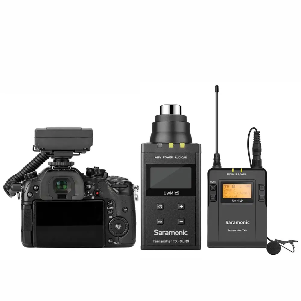 Беспроводная микрофонная система Saramonic UwMic9 Kit5/kit6 для цифровых зеркальных камер