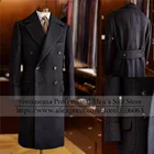 Зимние двубортные шерстяные костюмы YIWUMENSA из твида на заказ, костюмы для свадьбы, официальный Блейзер, мужские пиджаки и пальто