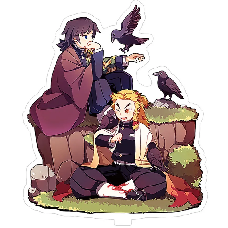 Аниме Demon Slayer Kimetsu no Yaiba акриловая игрушка Двусторонняя Косплей Kamado Tanjirou фигурка