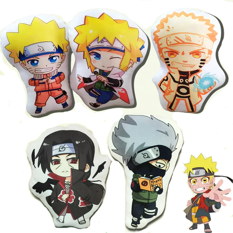 Аниме Наруто Узумаки Учиха Итачи Хатаке Какаси плюшевая игрушка памятная кукла