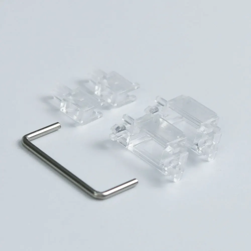 

Mechanical keyboard cherry mx switch pcb mounted cherry stabilizer clear transparent case 6.25u modifier key stabiliser spacebar