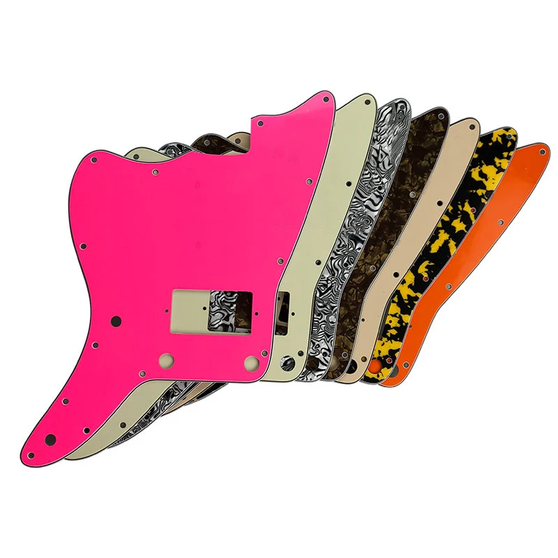 

Guitar Parts - For Left Handed US No Upper Controls Jazzmaster Style Guitar Pickguard With PAF Pickups Scratch Plate Replacement